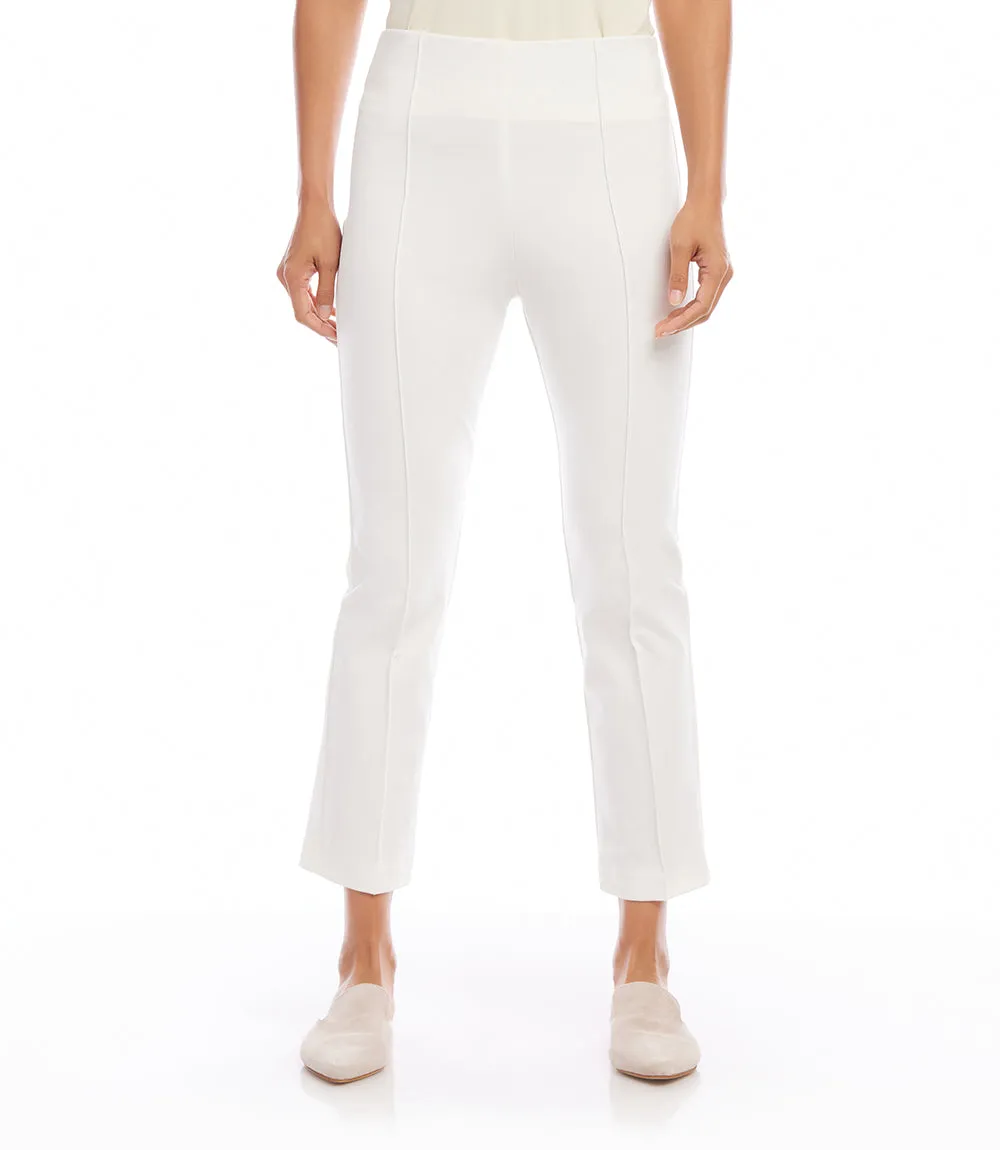 Petite Size Cropped Pintuck Pants