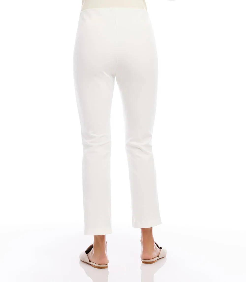 Petite Size Cropped Pintuck Pants