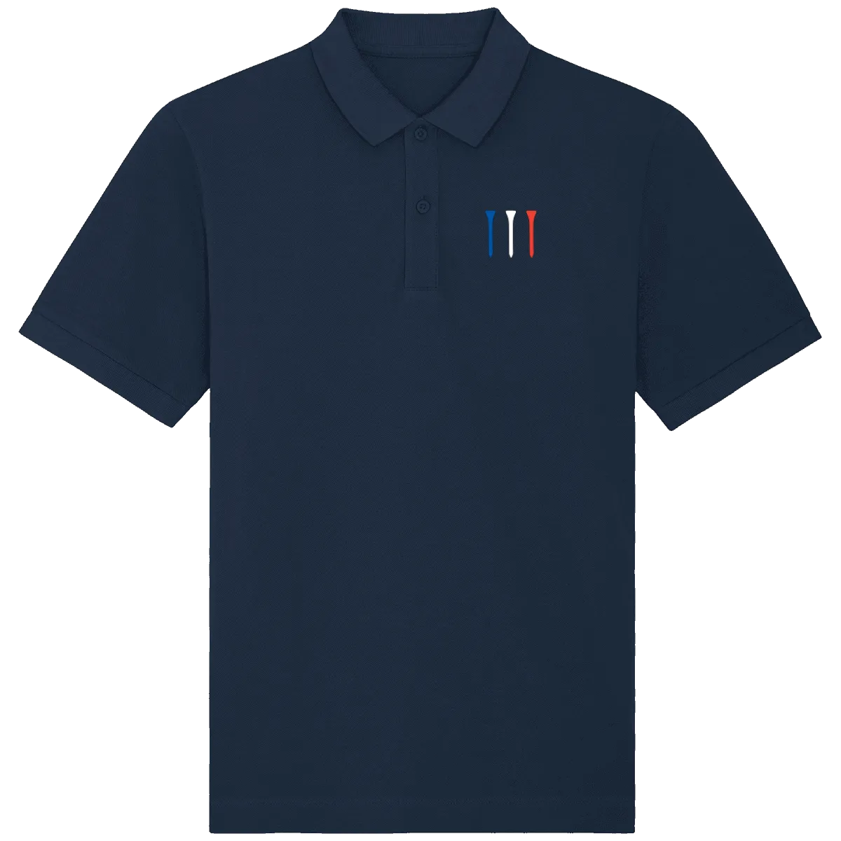 Polo manches courtes Tees Bleu Blanc Rouge