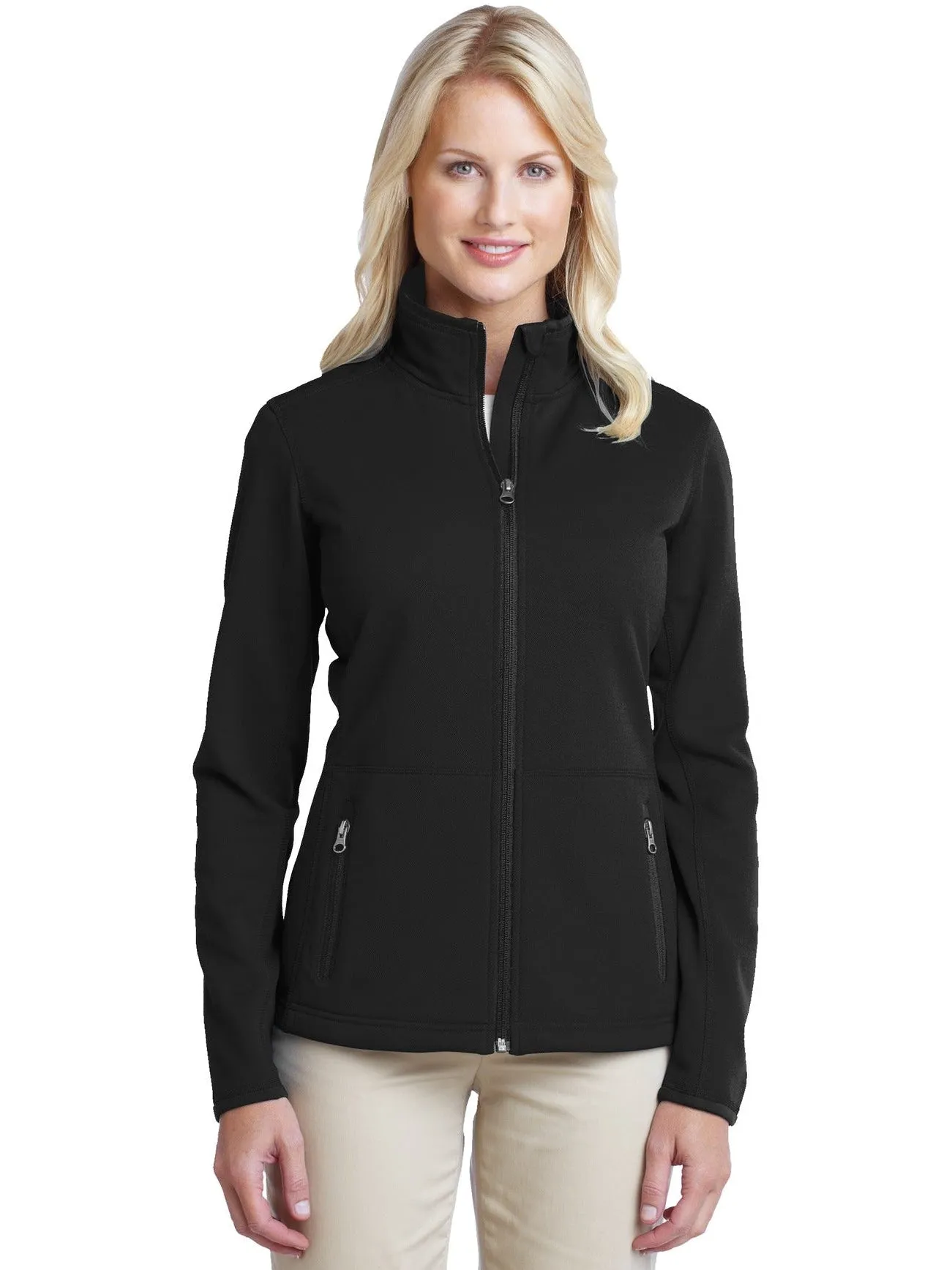 Port Authority Ladies Pique Fleece Jacket