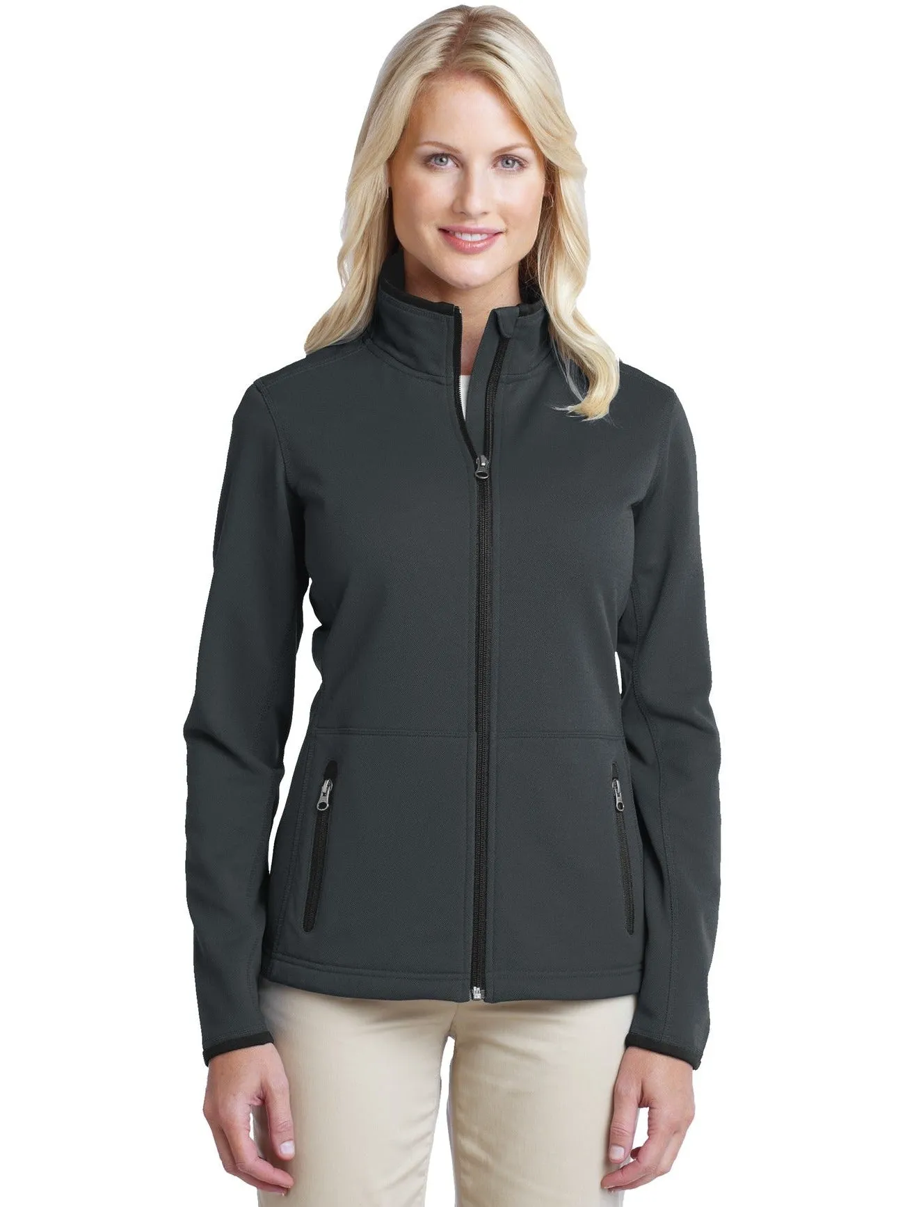 Port Authority Ladies Pique Fleece Jacket