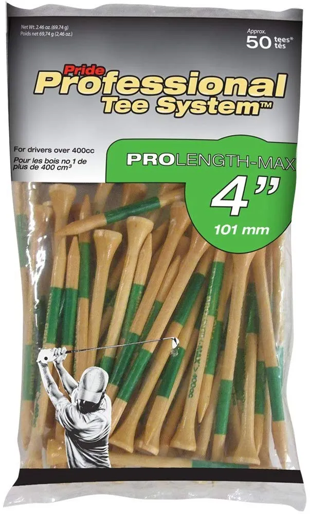 Pride Professional Tee System ProLength Golf Tees