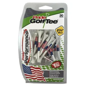 Pride Sports Plastic Evolution USA Flag Edition Golf Tees