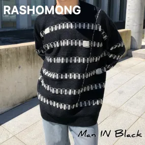 RASHOMONG  |Unisex Street Style Oversized Sweaters