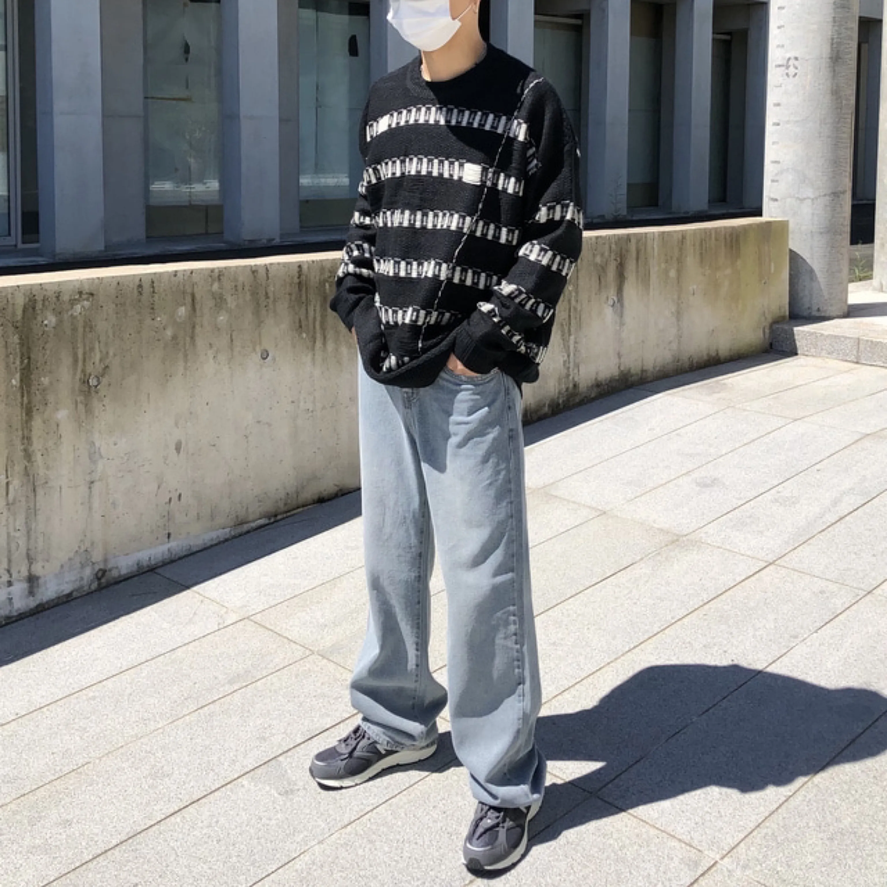 RASHOMONG  |Unisex Street Style Oversized Sweaters