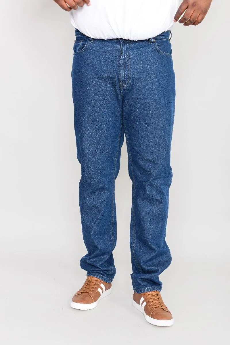 Rockford Long Leg Denim Jeans Blue Stonewash