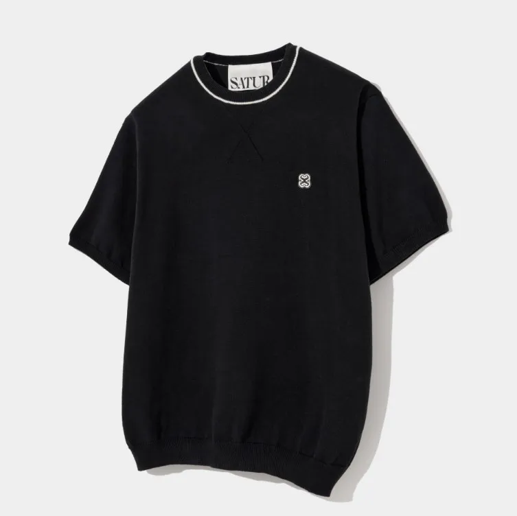 SATUR  |Unisex Street Style Plain Logo Sweaters