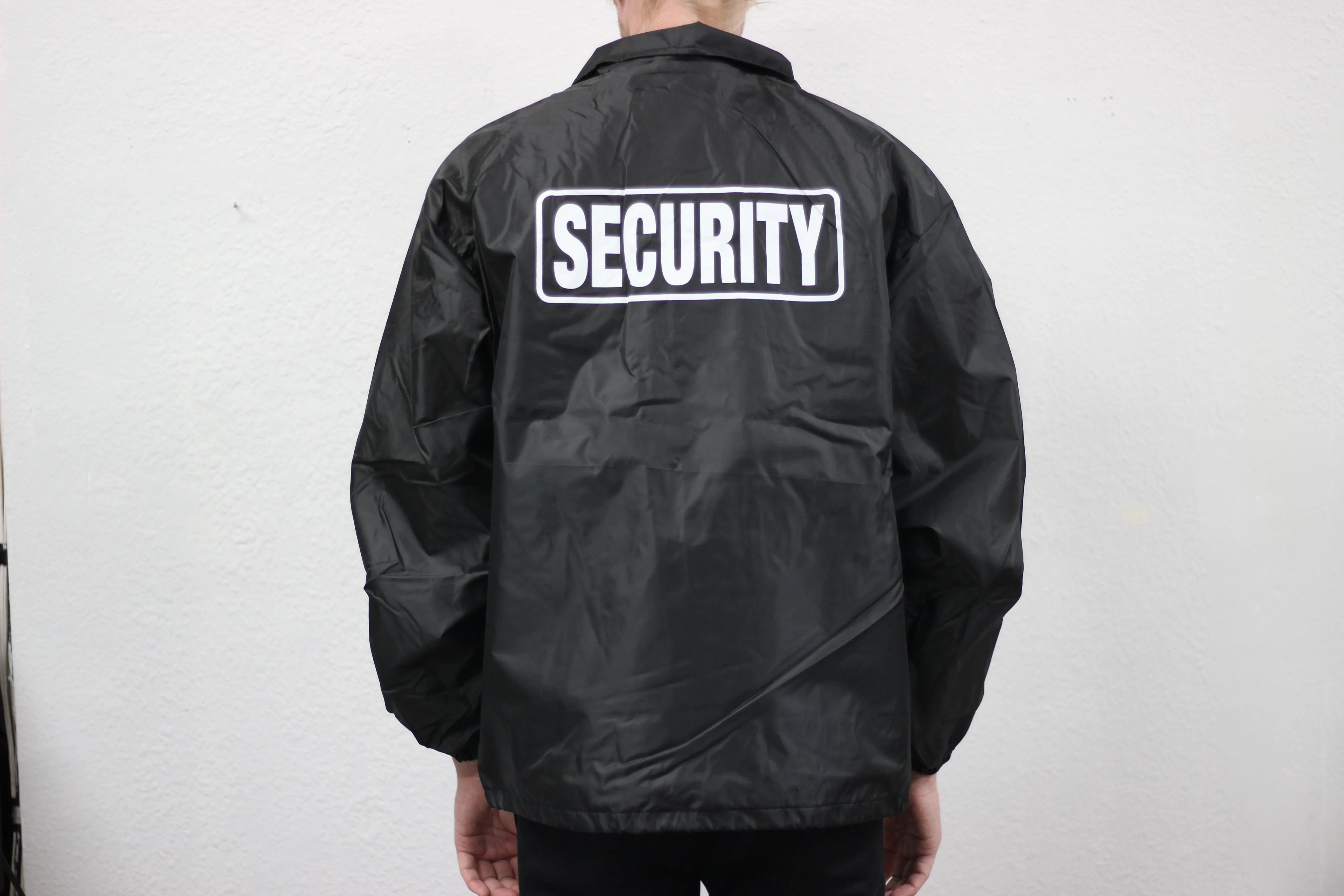 Security Flannel Lined Windbreaker