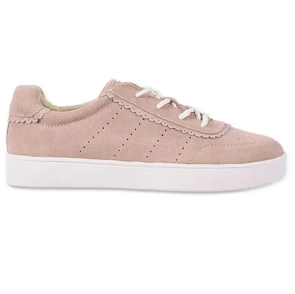 Spenco Women's Camden Blush Suede Sneaker