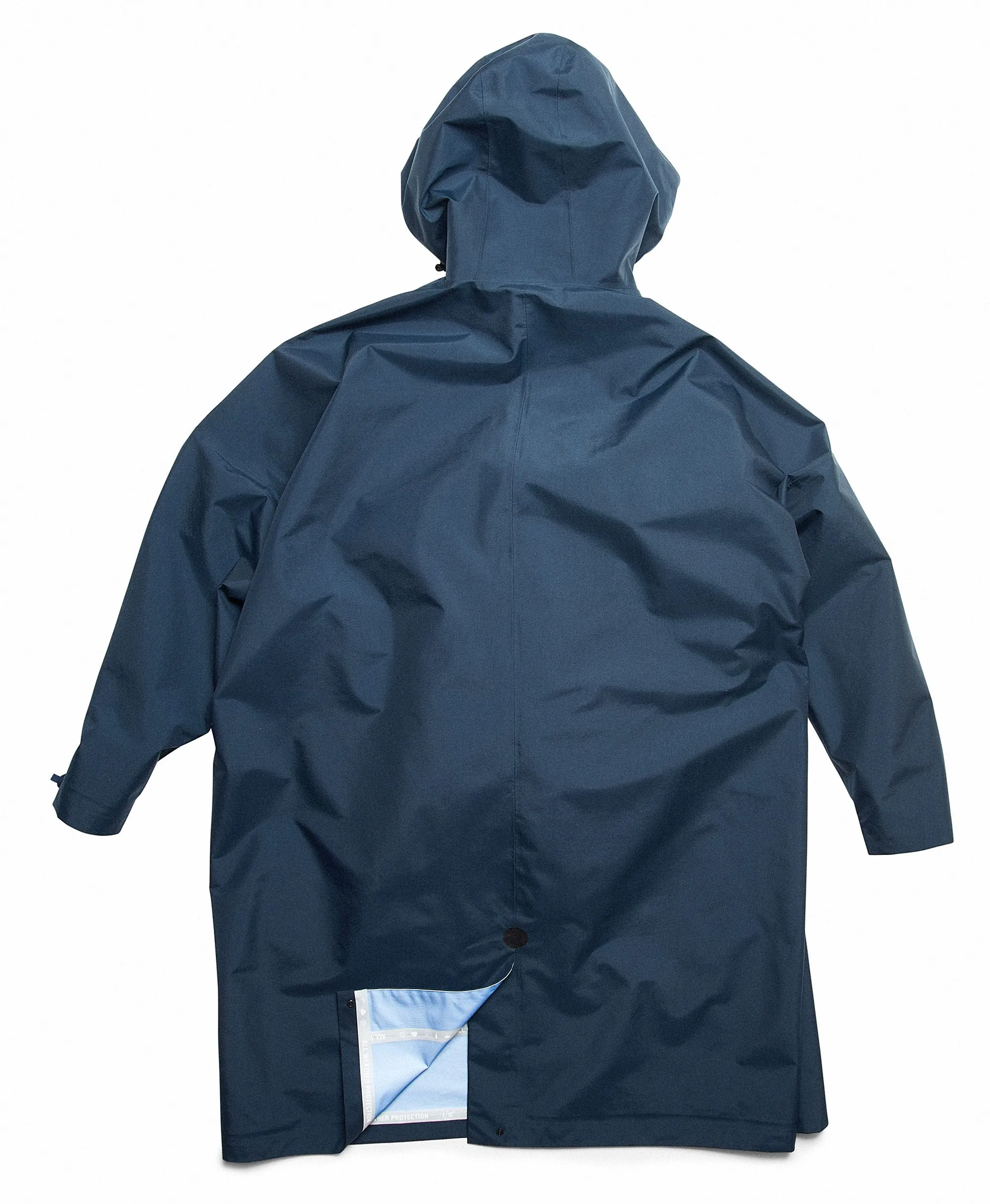 Spro F/Ce. Wrap Coat Raincoat Navy