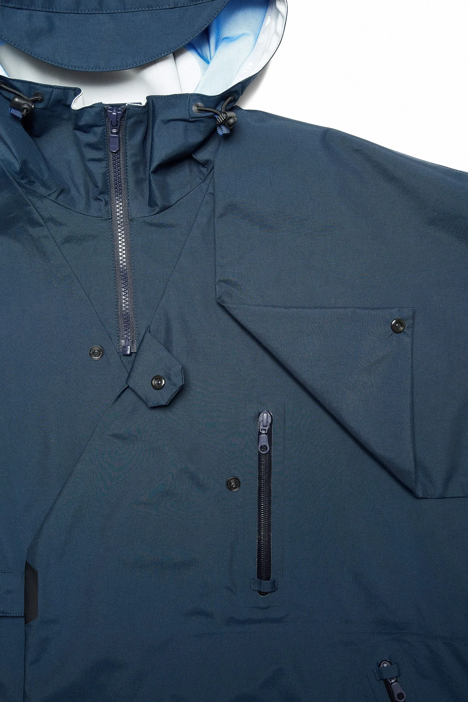 Spro F/Ce. Wrap Coat Raincoat Navy