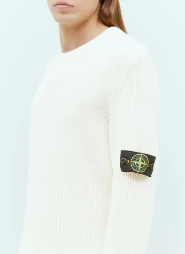 STONE ISLAND  |Crew Neck Wool Street Style Long Sleeves Sweaters