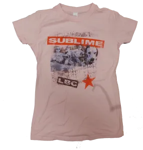 Sublime Dalmation Star Pink Junior Tee