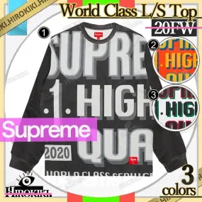 Supreme  |Street Style Logo Skater Style T-Shirts