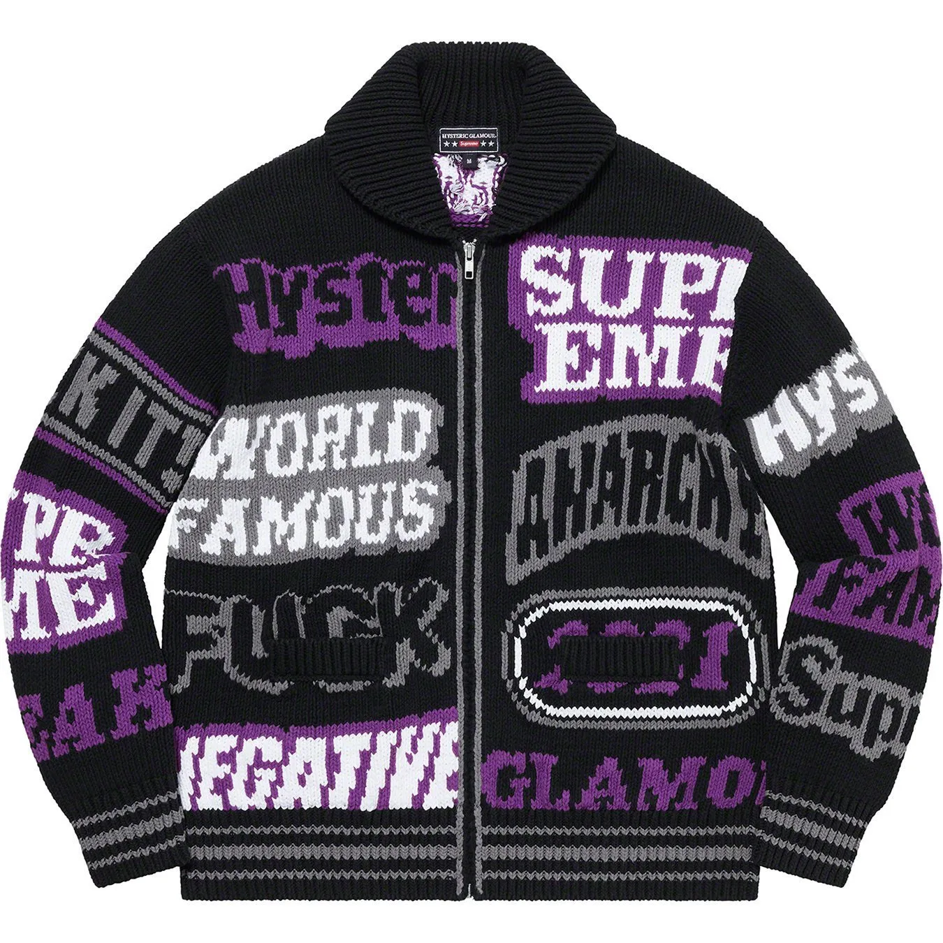 Supreme  |Unisex Street Style Collaboration Skater Style Sweaters