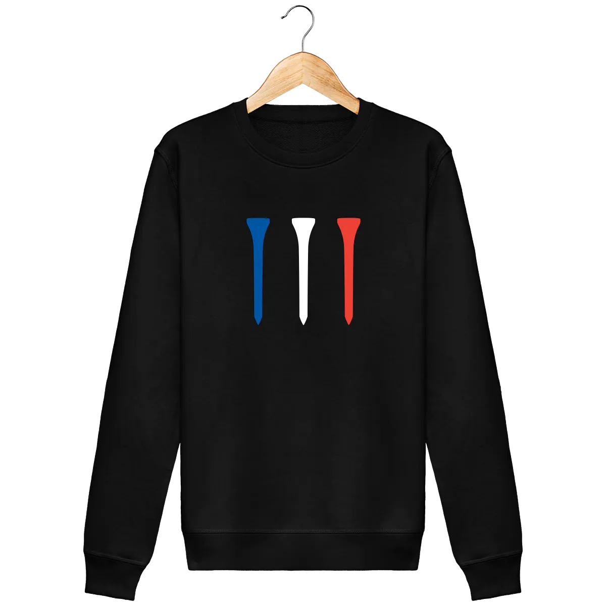 Sweat Col Rond TEES BLEU BLANC ROUGE