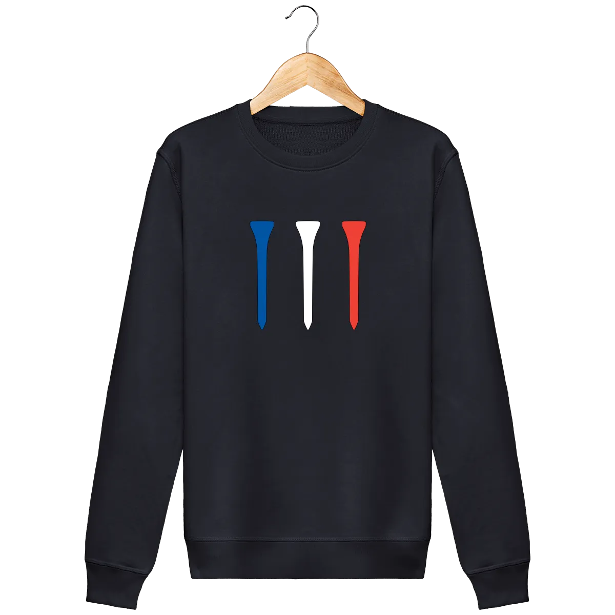 Sweat Col Rond TEES BLEU BLANC ROUGE