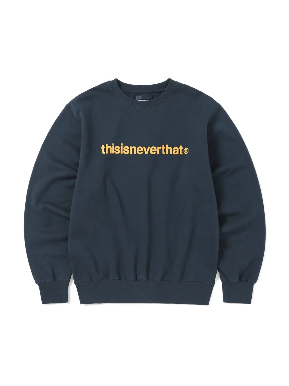 thisisneverthat  |Unisex Street Style Plain Cotton Logo Sweaters