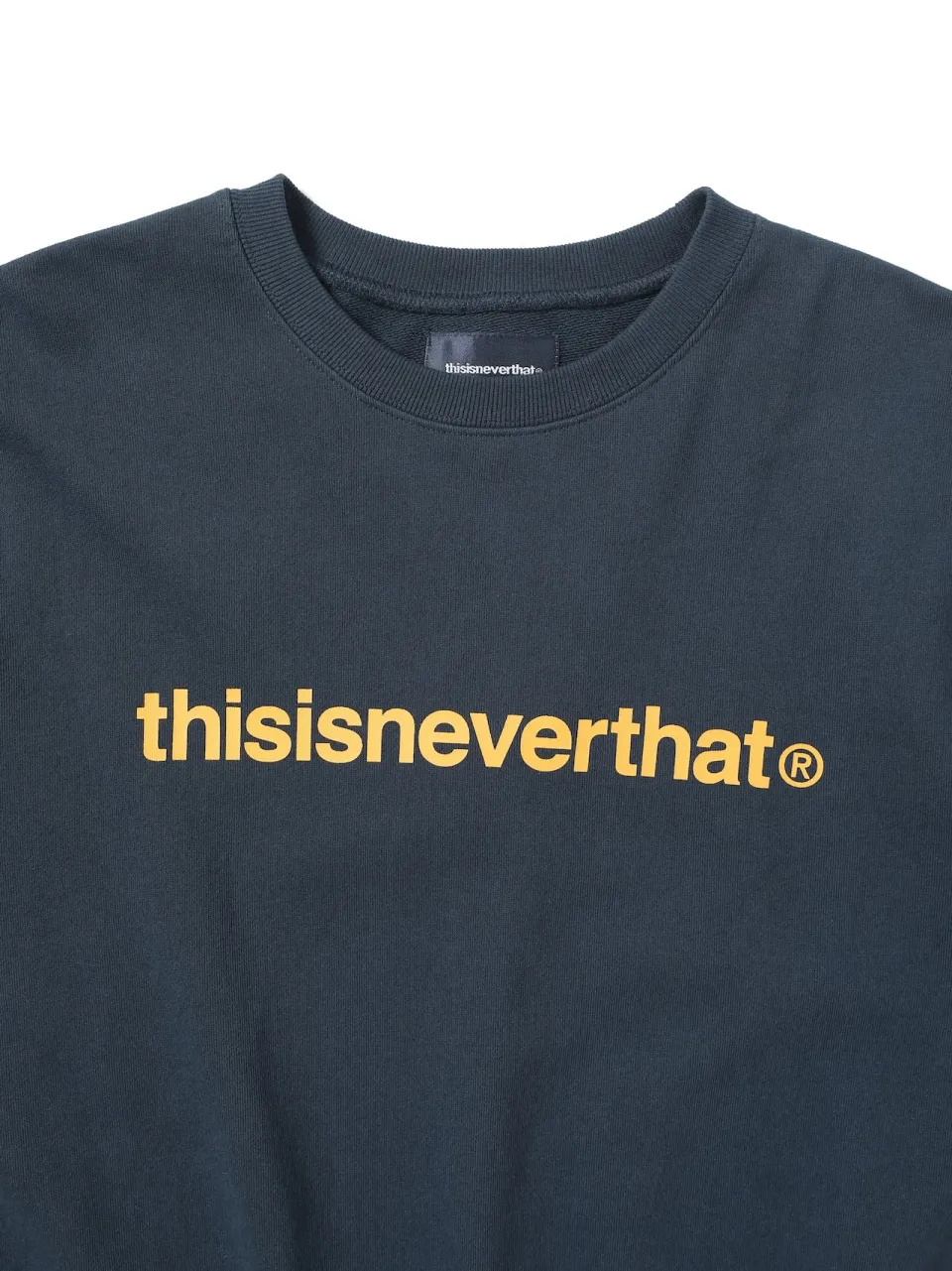 thisisneverthat  |Unisex Street Style Plain Cotton Logo Sweaters