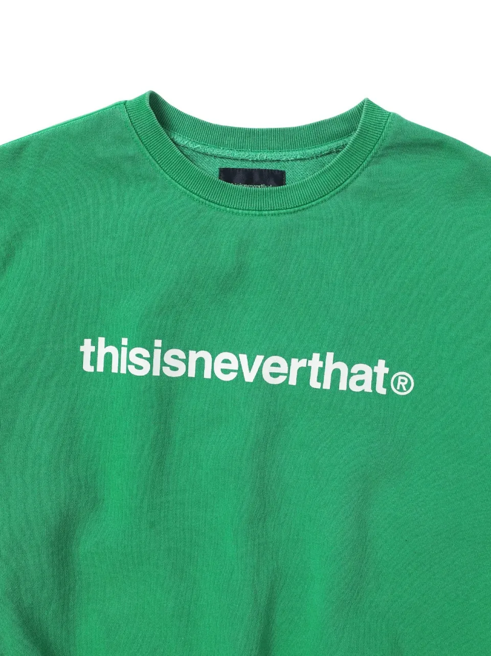 thisisneverthat  |Unisex Street Style Plain Cotton Logo Sweaters