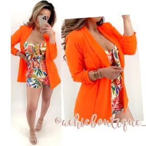 Tori Blazer- Neon Orange