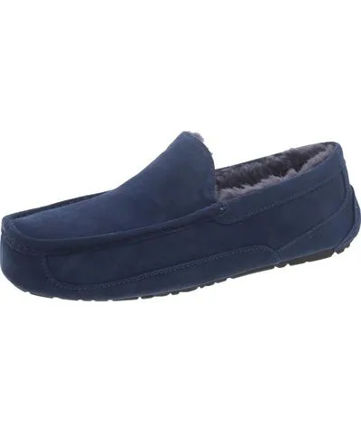 Ugg Ascot Mens Suede Shearling Moccasin Slippers