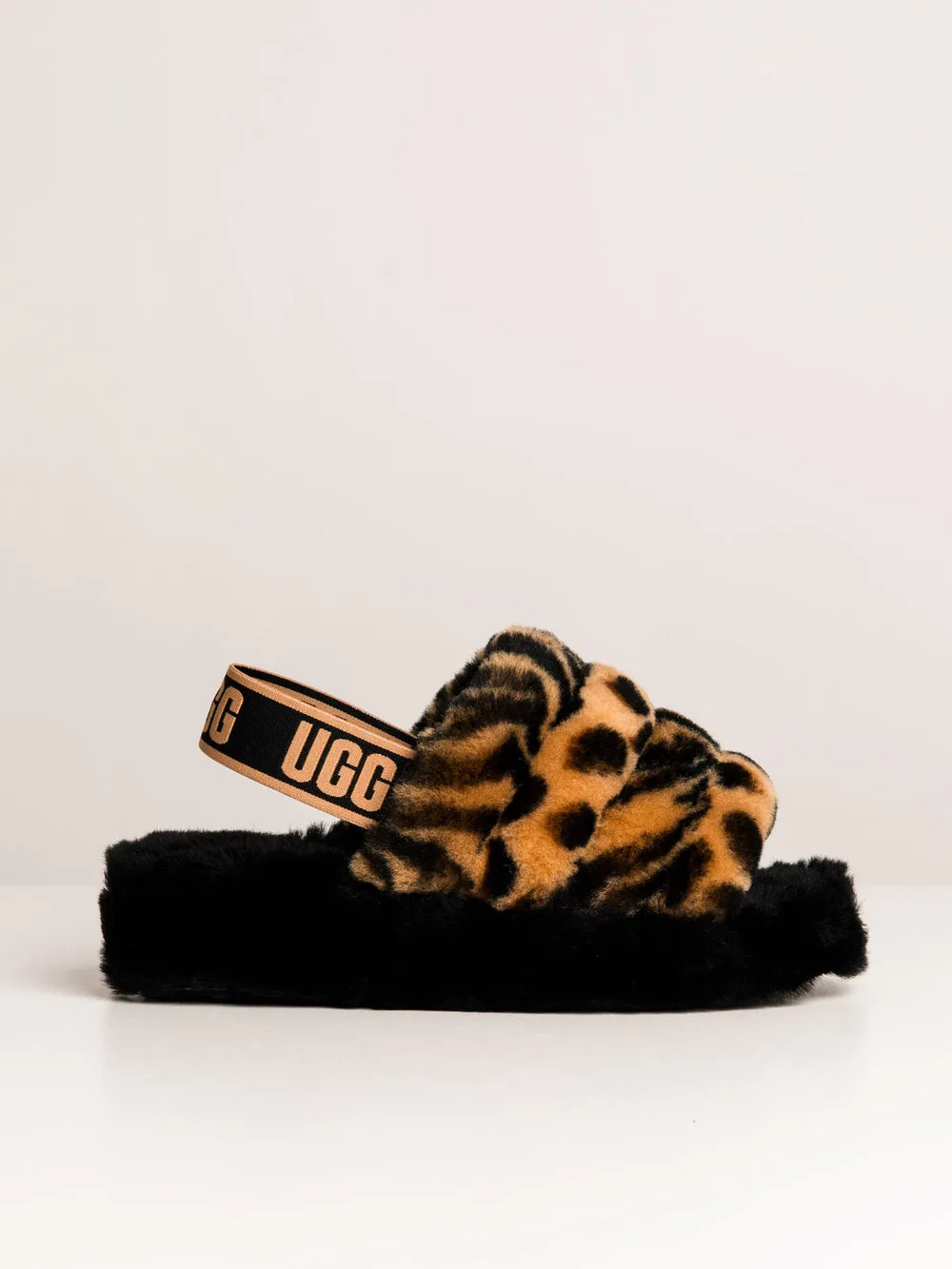 UGG WOMENS UGG FLUFF YEAH ANIMALIA SANDAL - CLEARANCE