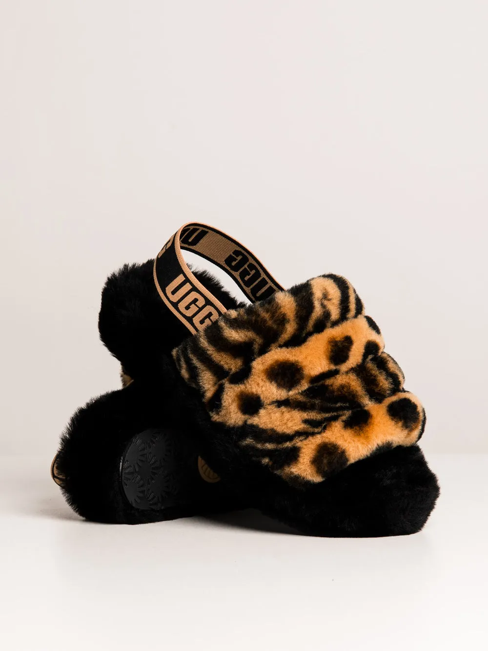 UGG WOMENS UGG FLUFF YEAH ANIMALIA SANDAL - CLEARANCE