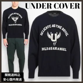 UNDERCOVER  |Crew Neck Wool Street Style Long Sleeves Plain Sweaters