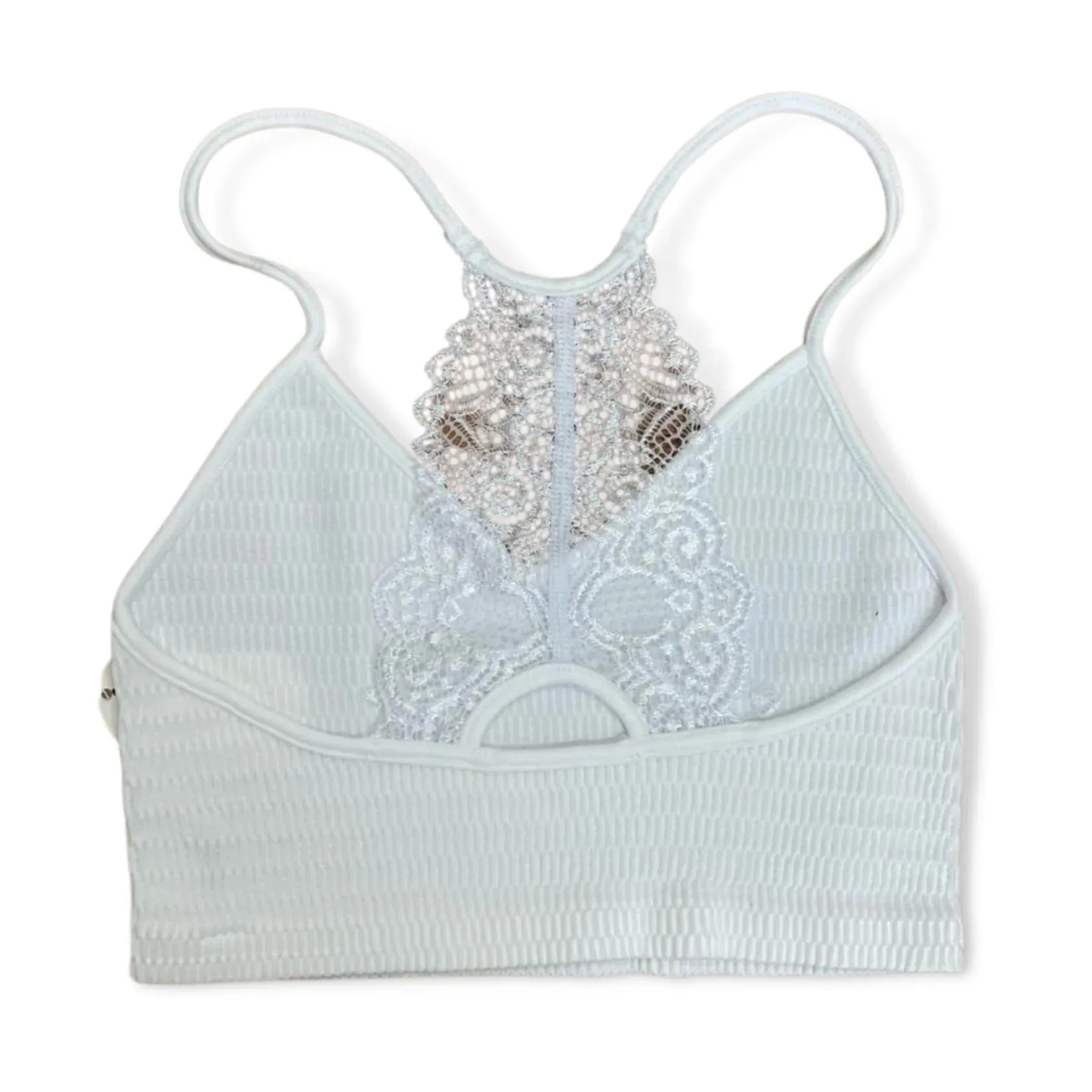 V-Neck Bralette With Lace- Girls