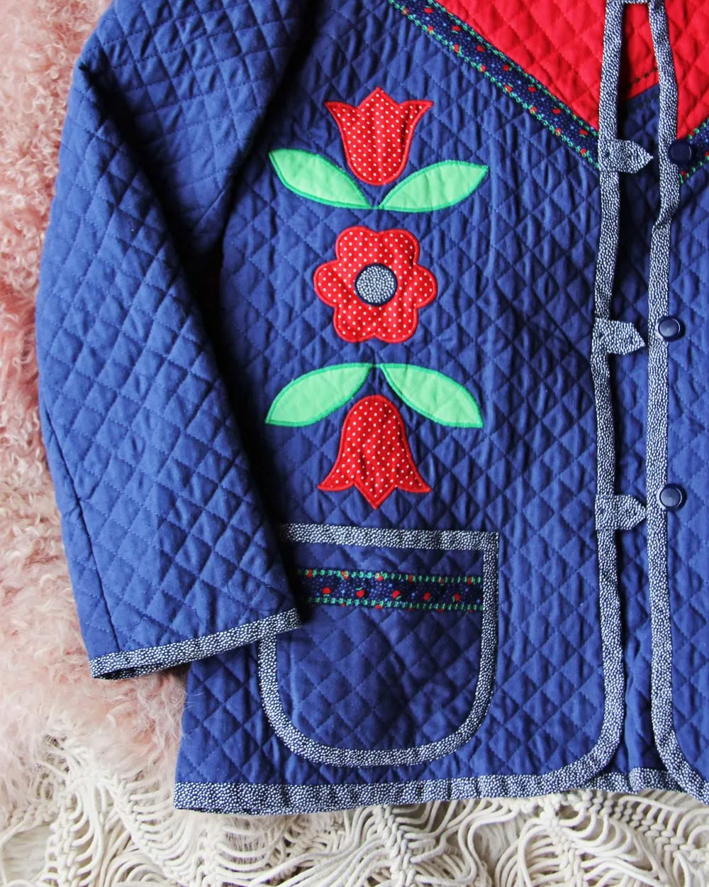 Vintage Heart Quilt Coat