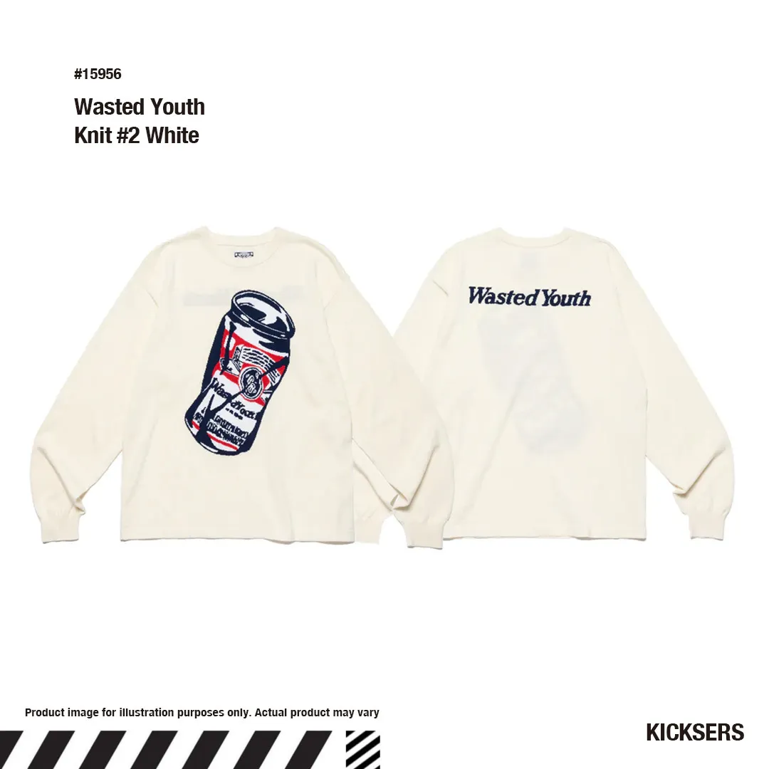 Wasted Youth  |Unisex Street Style Collaboration Logo Sweaters