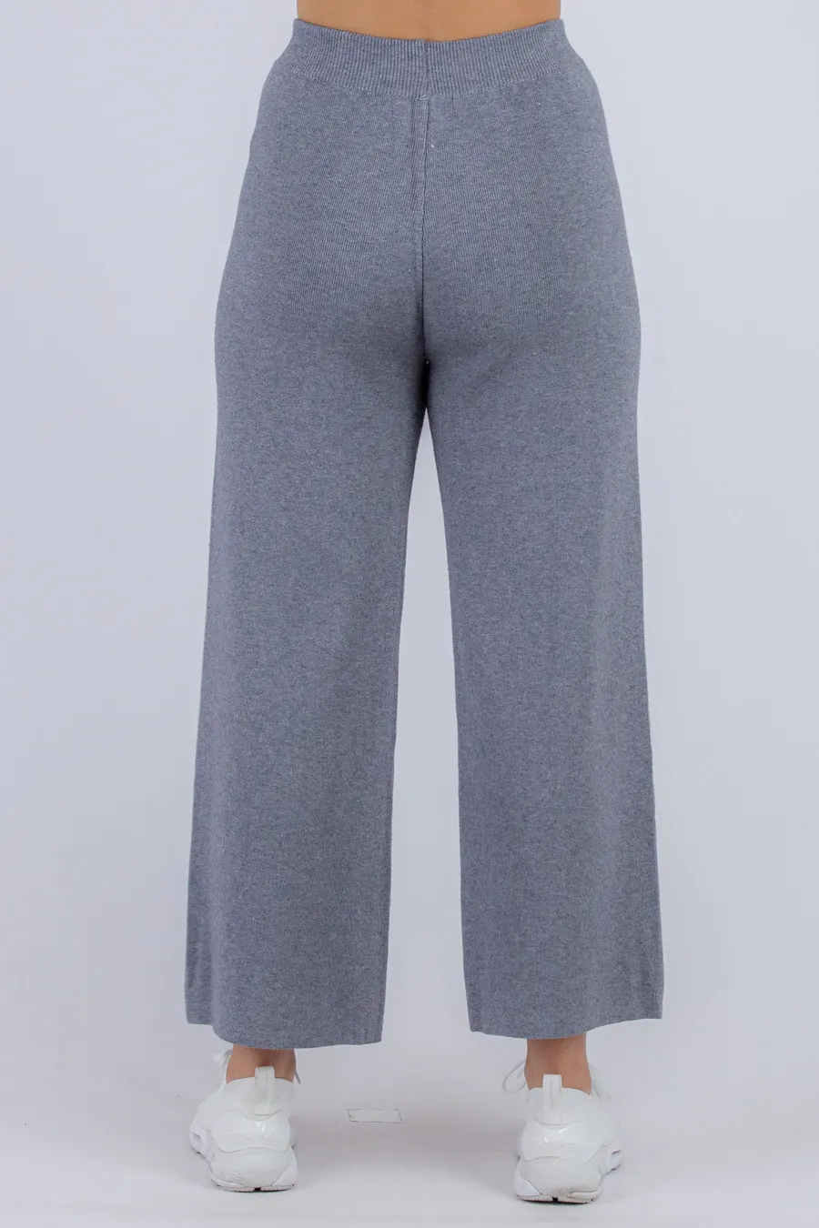 Wide Leg Knit Lounge Pants (SKN390)