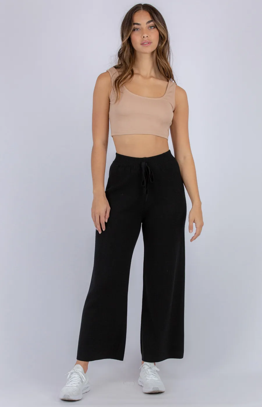 Wide Leg Knit Lounge Pants (SKN390)