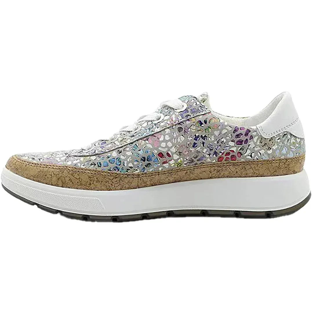 WOMEN'S ARA REM NATURAL SNEAKER | STONE / WHITE / KONFETTI