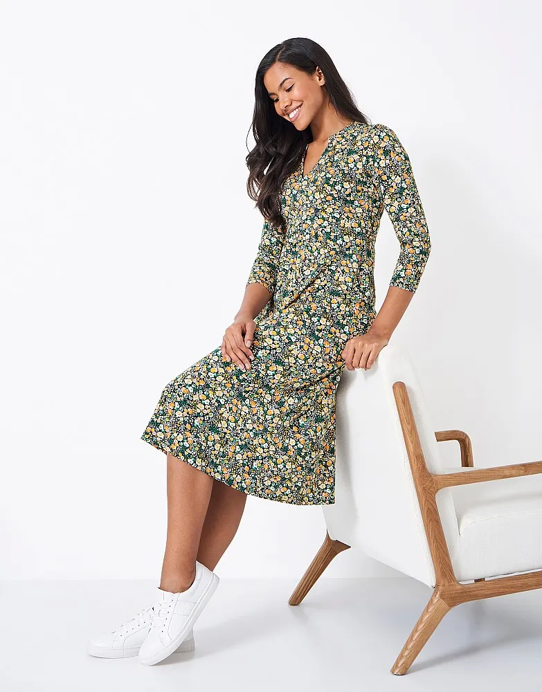 Women's Floral Emi Jersey Dress from Crew Clothing Company