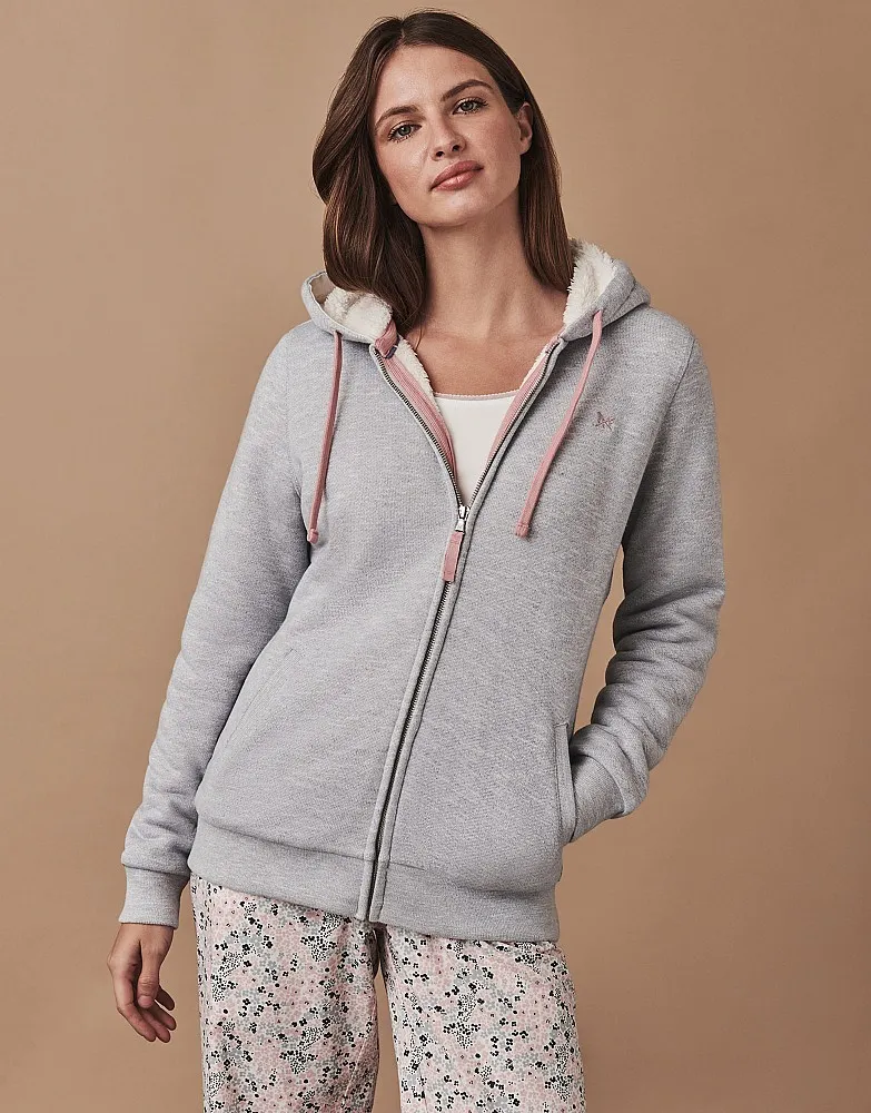 Women's Lined Zip through Hoodie from Crew Clothing Company