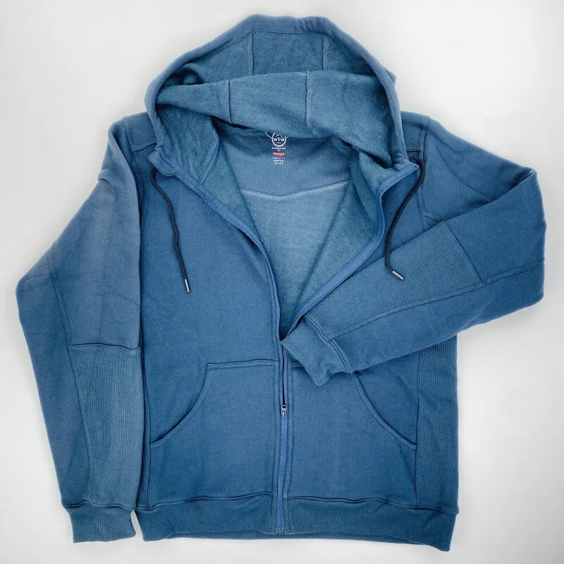 Wrangler  Athleisure Zt Hoodie - Felpa con cappuccio di seconda mano - Uomo - Olio blu - M