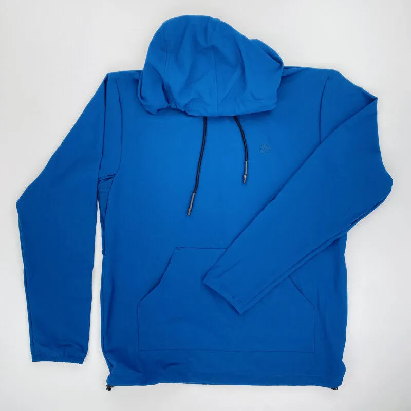 Wrangler  Ls Mix Mat Hoodie - Felpa con cappuccio di seconda mano - Uomo - Blu - M