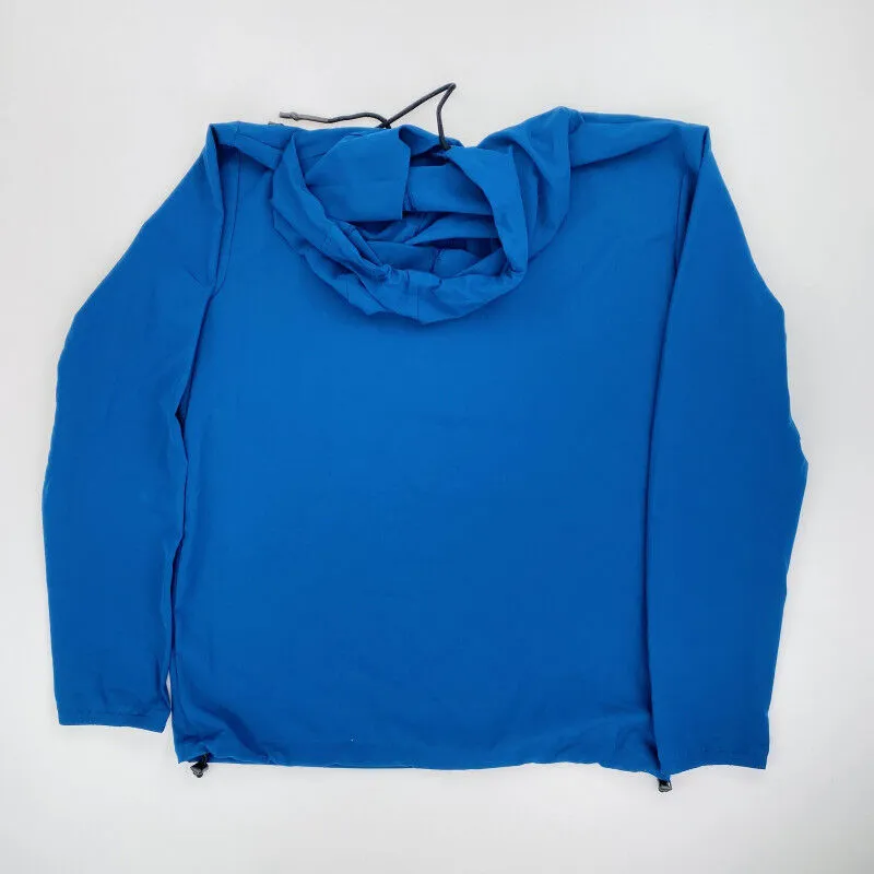 Wrangler  Ls Mix Mat Hoodie - Felpa con cappuccio di seconda mano - Uomo - Blu - M