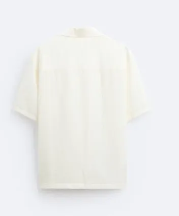 ZARA  |Plain Short Sleeves Shirts